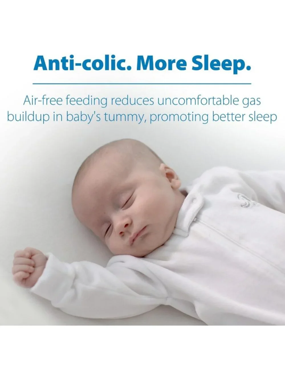 Anti-Colic Baby Bottles, 4 oz, Slow Flow Nipple, Pink, 4 Pack, Newborn